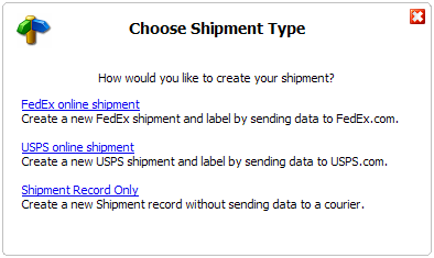 shipment choice