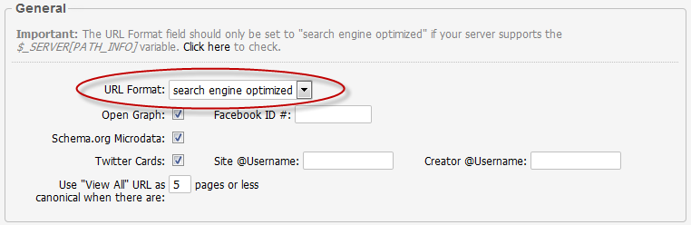 search engine settings