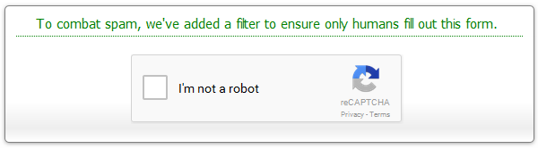 recaptcha form