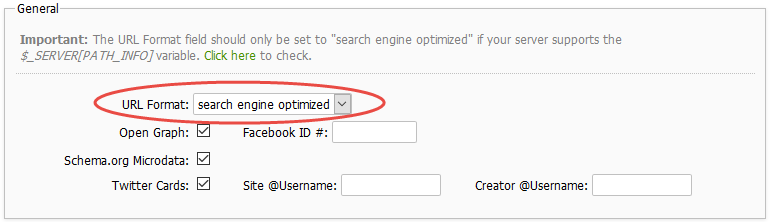 search engine settings
