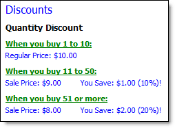 discount ad