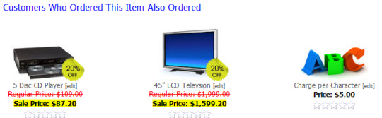 also ordered produts