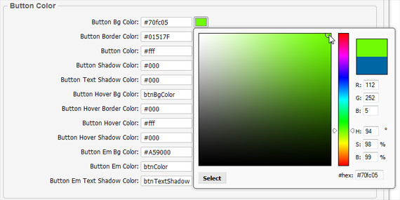 A few button settings