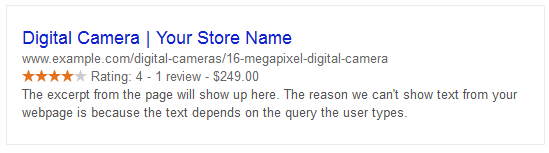 Example of Google's Structured Data Interpretation